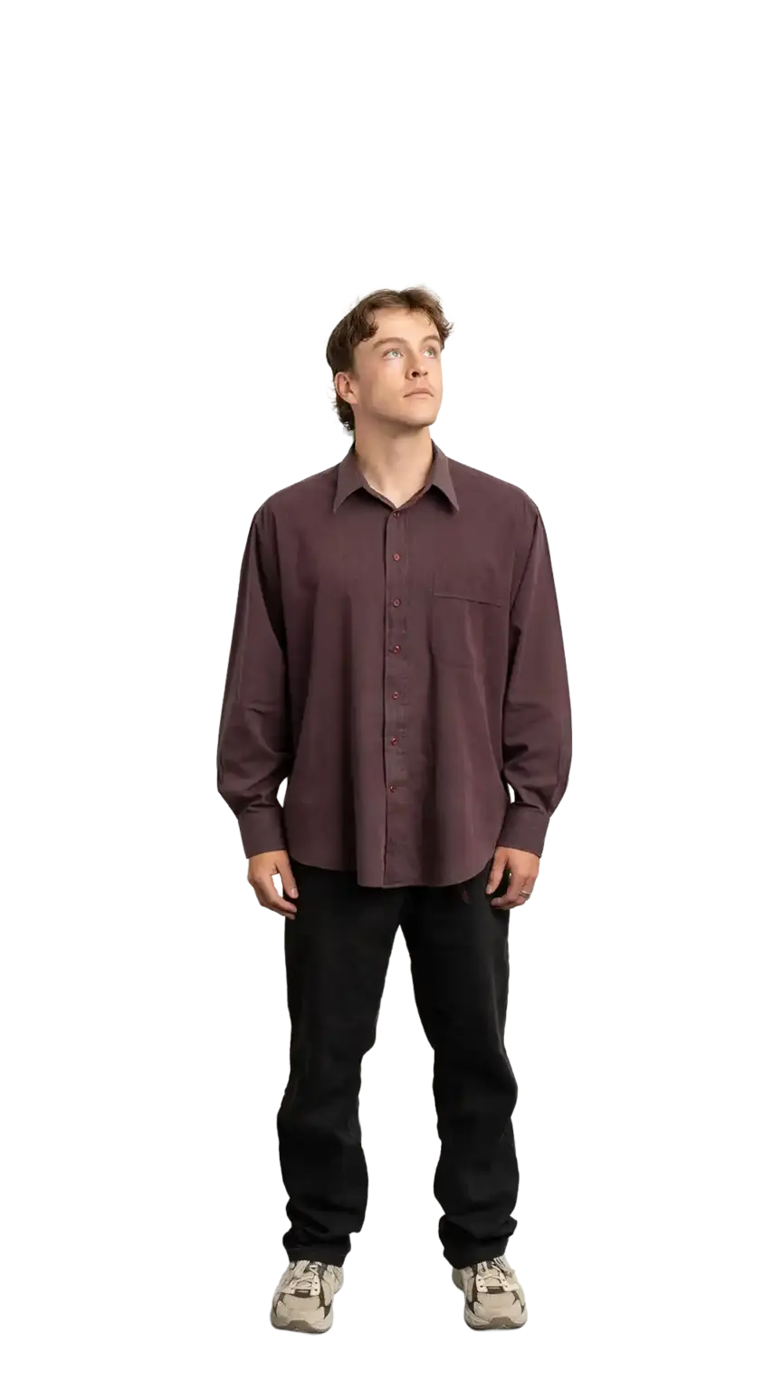 Bailey Gregson, SEO Specialist and Portfolio Management at The Start, full-body portrait — looking up and to the right