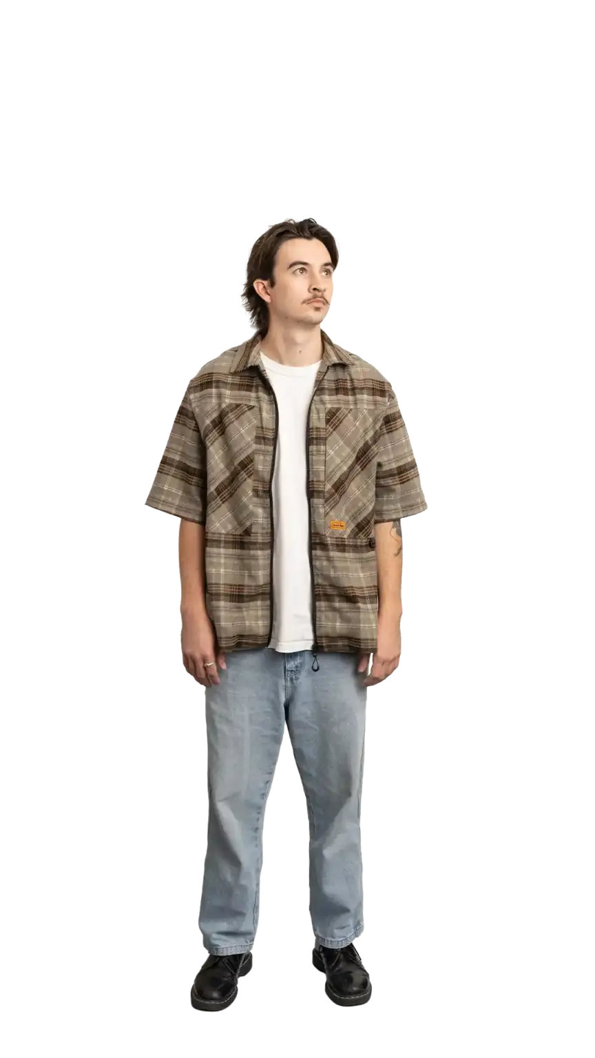 Brandon Watson, Creative Developer at The Start, full-body portrait — looking up and to the right