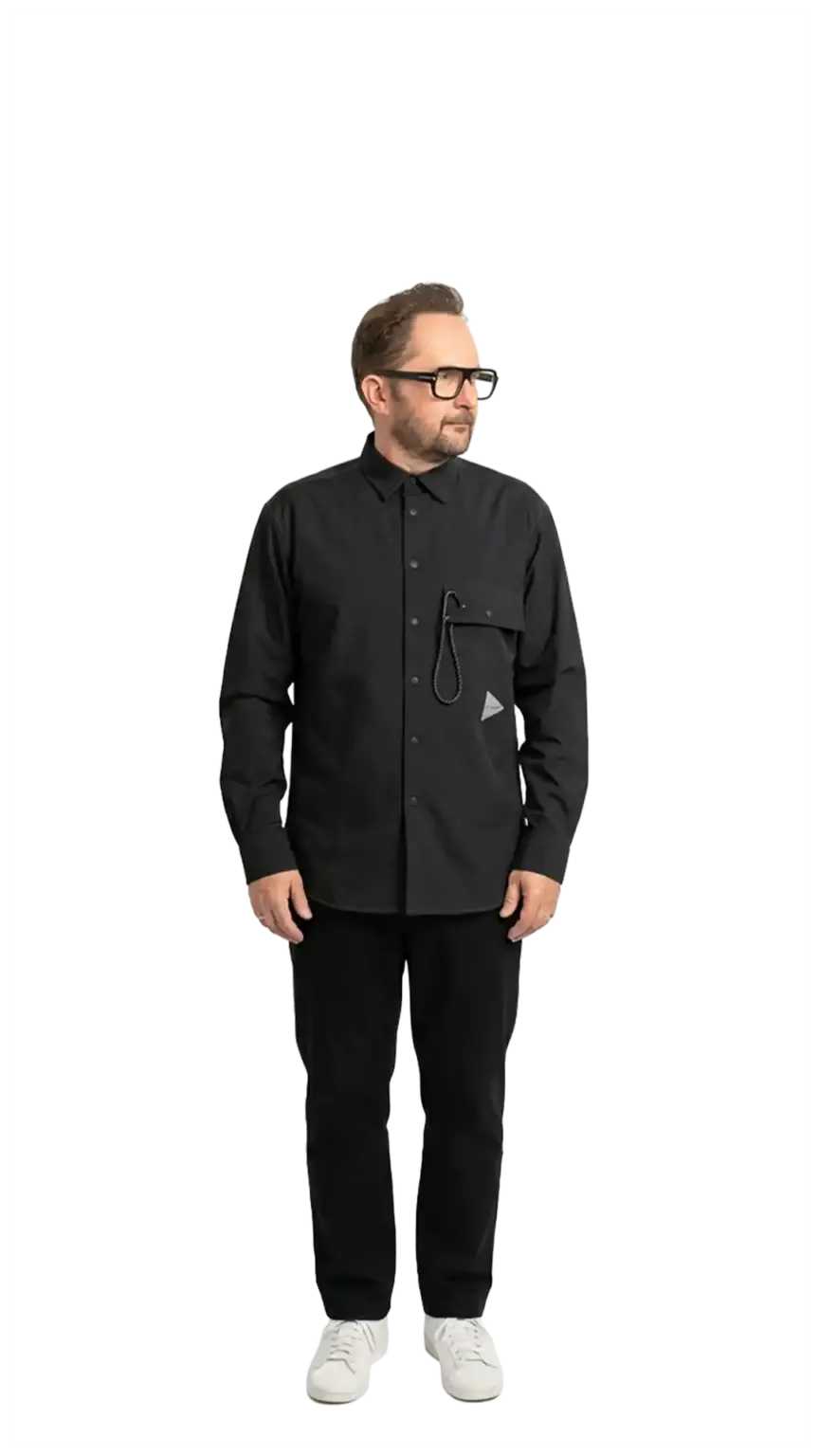 Neil Mason, Managing Director at The Start, full-body portrait — looking to the right at centre height